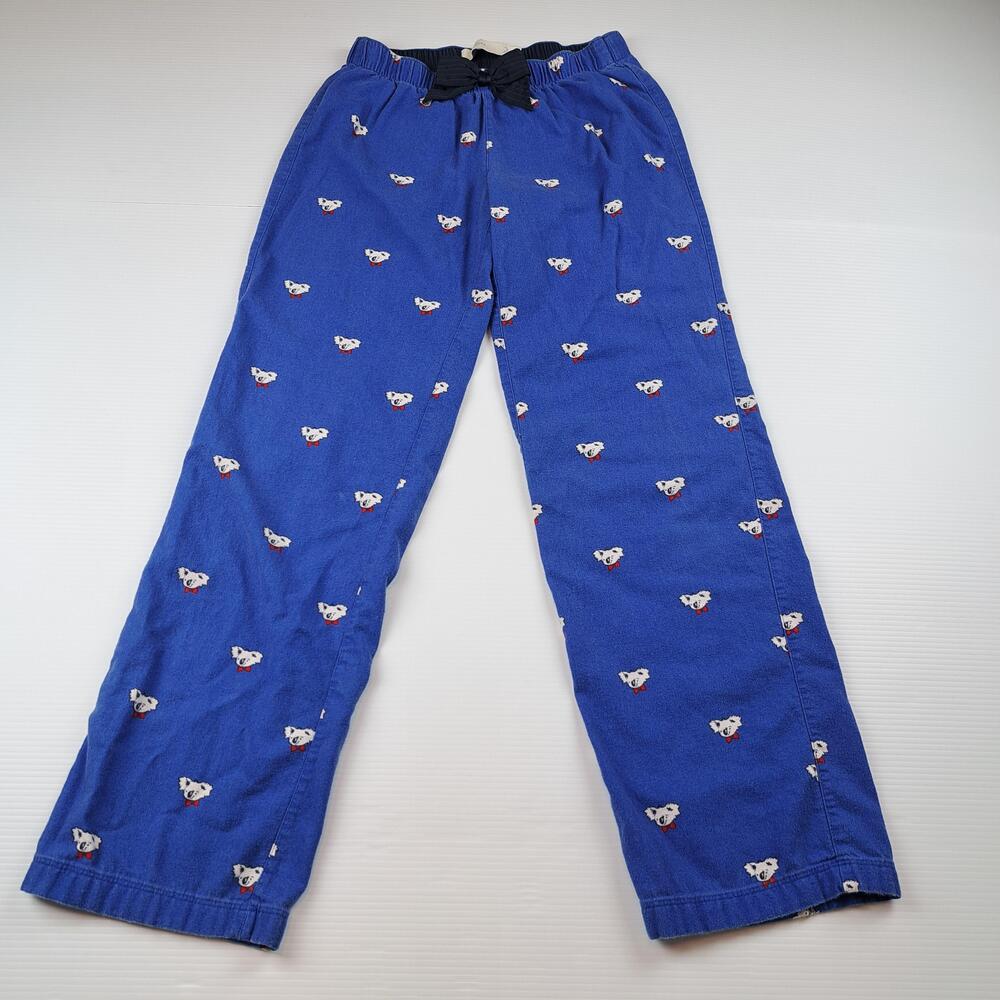 Gilly Hicks Pajama Pants Womens Small Blue Koala Flannel Cotton Sleep Lounge